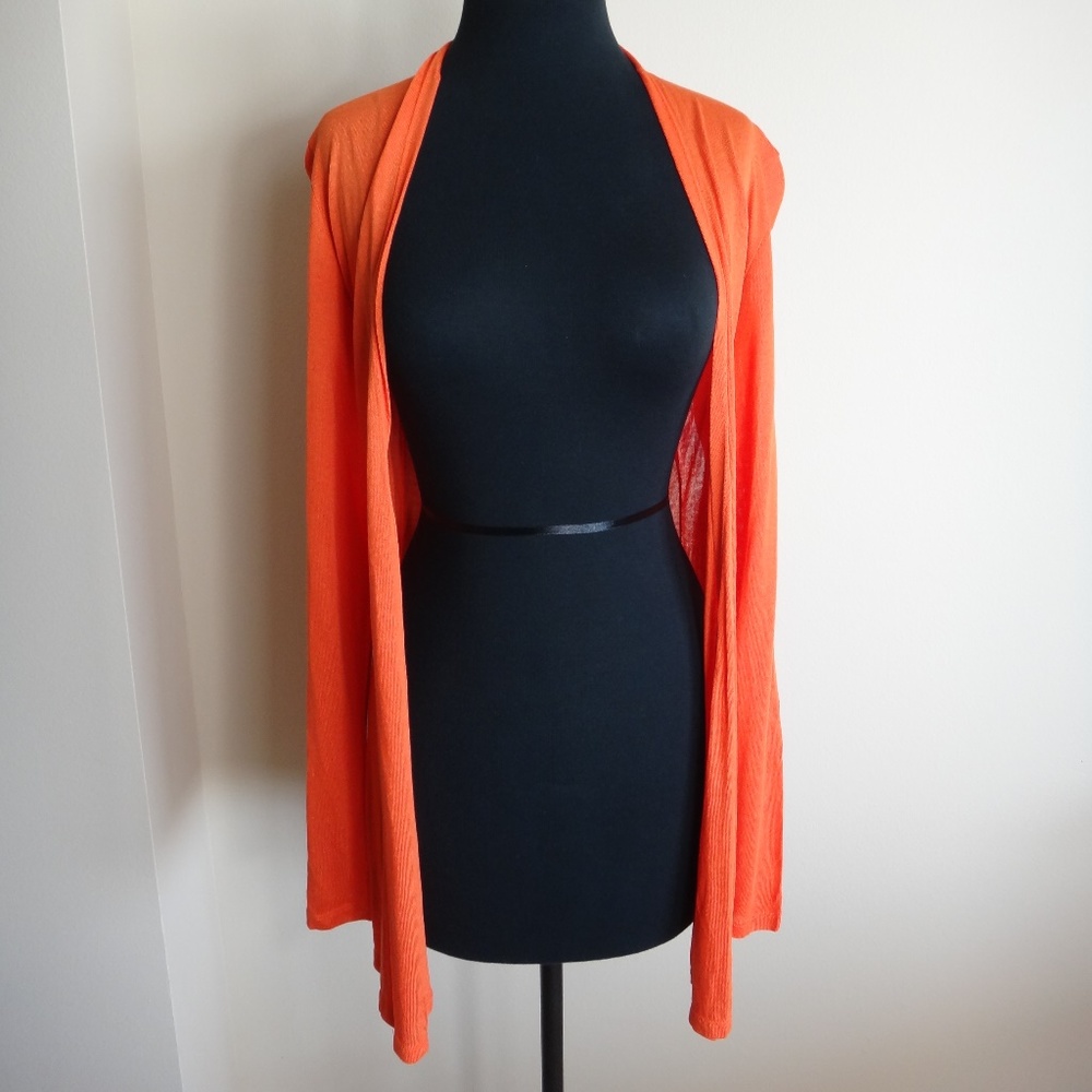 Everyday Cardigan in Orange